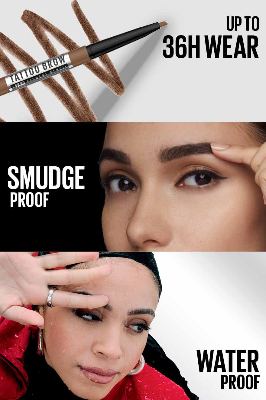 Maybelline Tattoo Brow Pencil for lasting definition