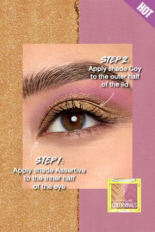 Color Rivals Assertive X Coy Eyeshadow - Maybelline India