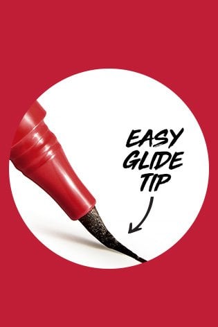 Eye-catching look achieved with Maybelline New York Line Tattoo Liner