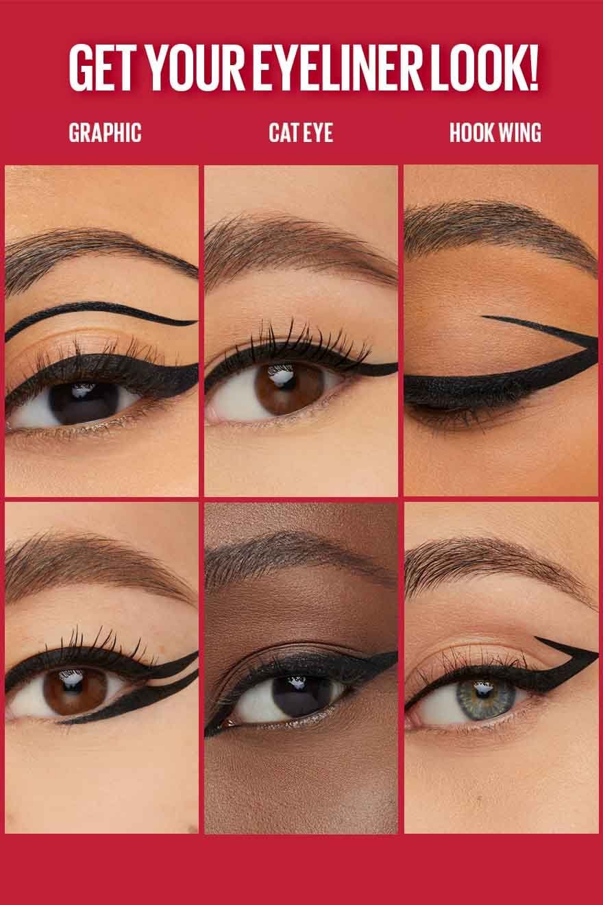 Maybelline Tattoo Dip-In Liner Looks