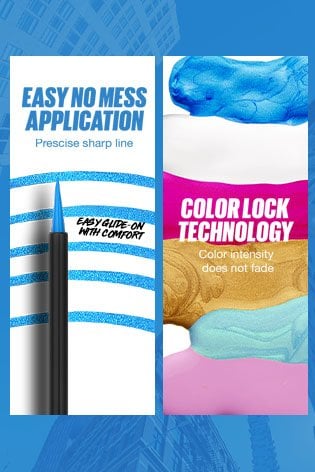 Maybelline Tattoo Play Liquid Eyeliner with Colour Lock Technology