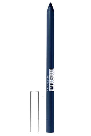 Achieve Bold Lines with Maybelline New York Tattoo Studio Gel Pencil - Striking Navy
