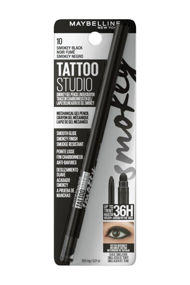 Maybelline Tattoo Studio Smokey Gel Pencil Eyeliner Smokey Black