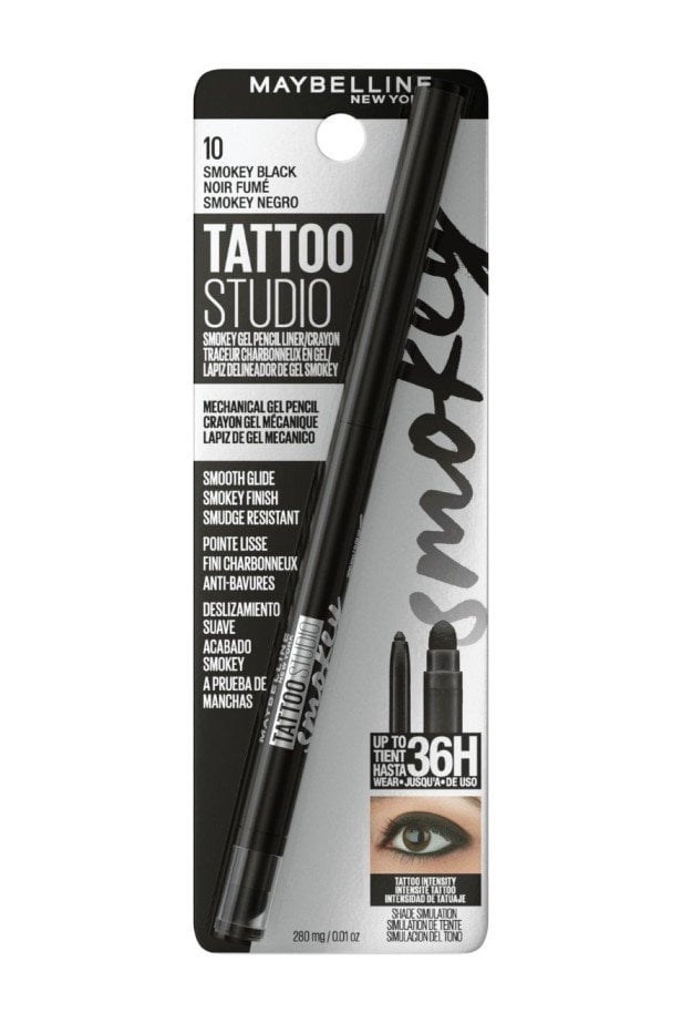 Long-Wear Smokey Eyes with Maybelline Tattoo Gel Pencil