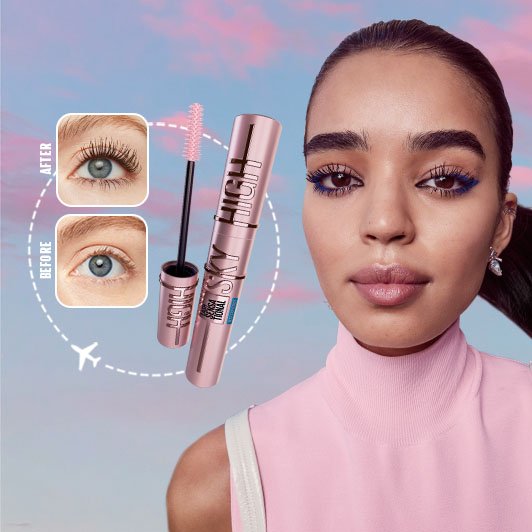 Dramatic Look with Sky High Mascara
