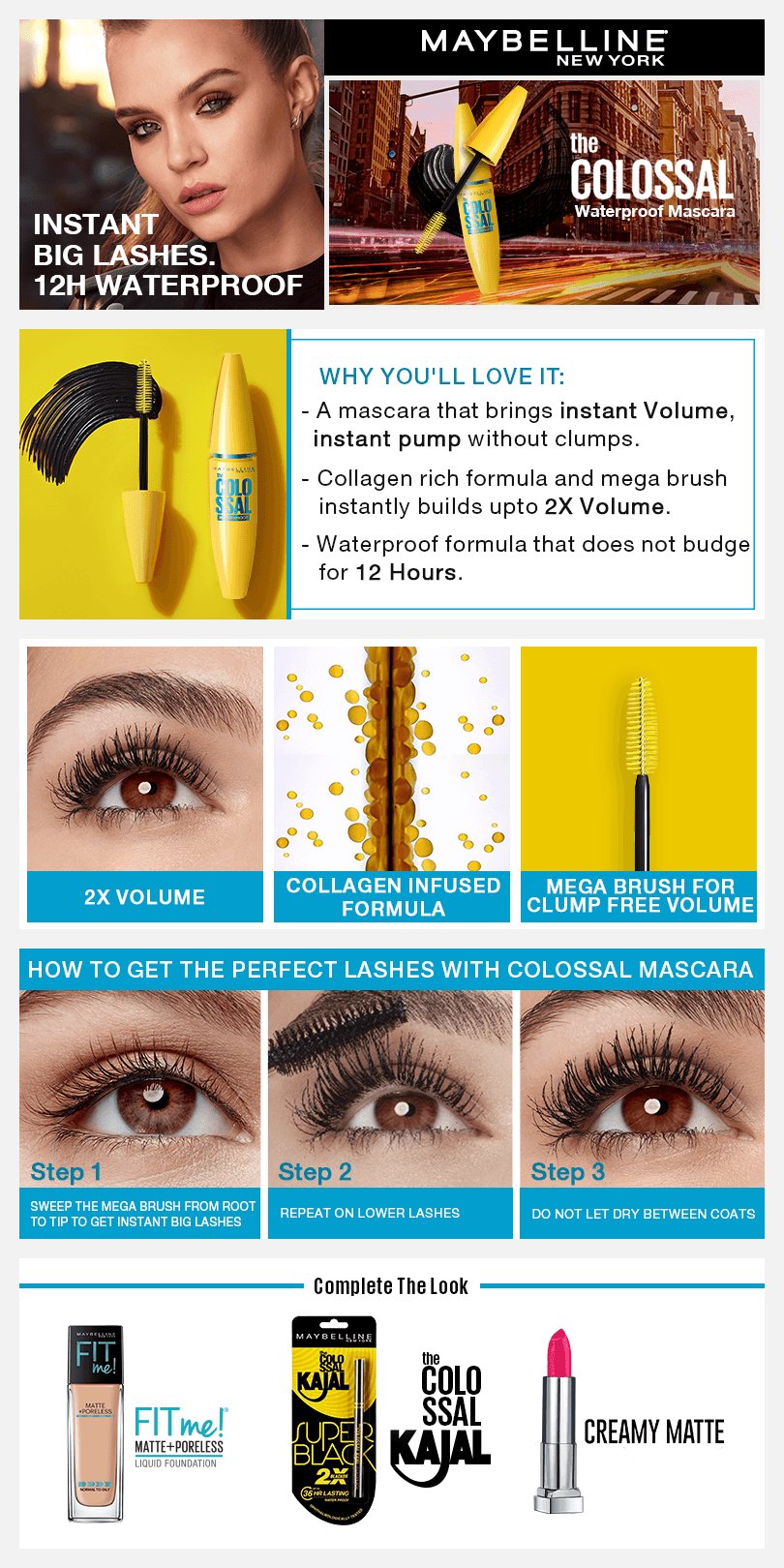 volum express the colossal waterproof mascara big