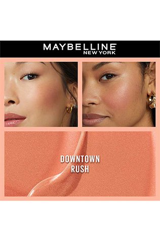 Sunkisser Highlighter + Blush, 12H Wear, Downtown Rush