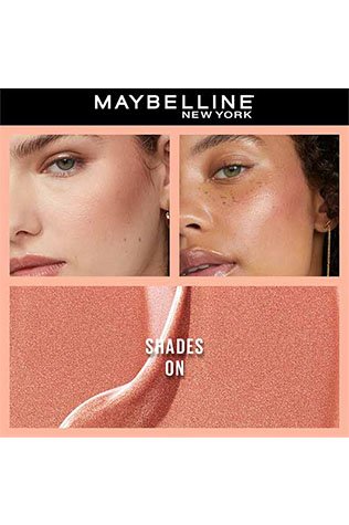 Sunkisser Highlighter + Blush, 12H Wear, Shades On