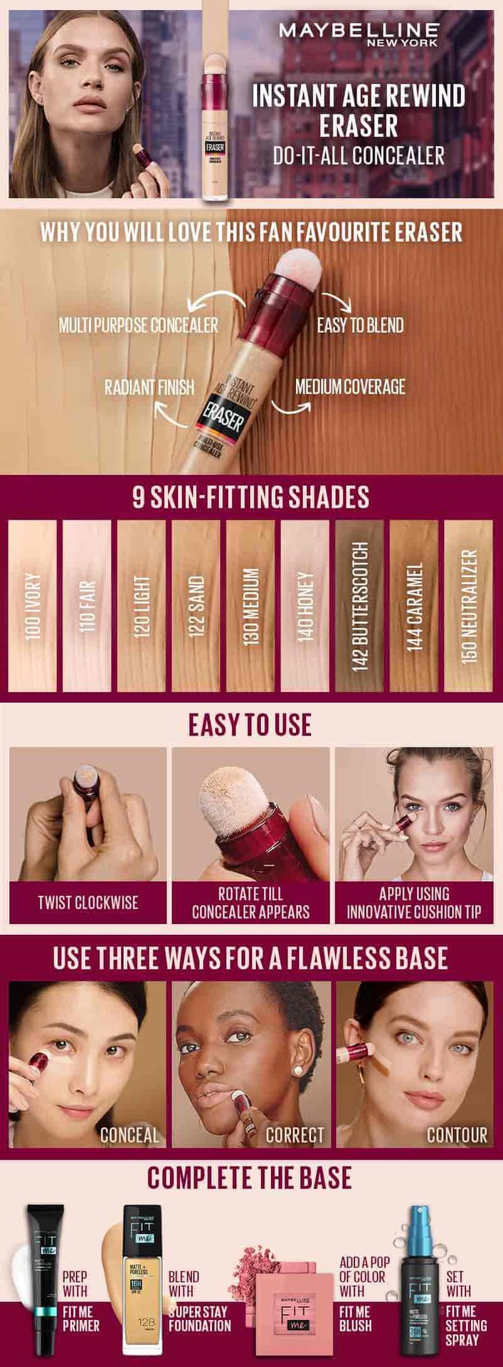 Instant Age Rewind Concealer Banner - Maybelline India