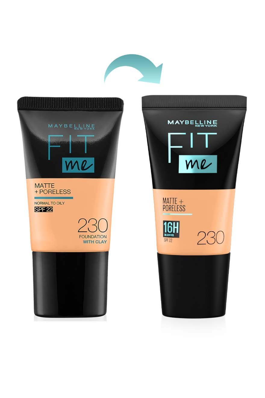 Seamless Finish with Maybelline Foundation Tube - 230 natural buff
