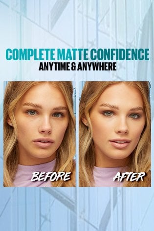 115 Ivory Compact Powder Before & After - Maybelline India