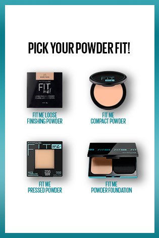 Fit Me Compact Powder Range - Maybelline India