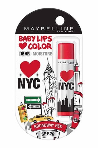 Urban Freshness with NYC Lip Balm - Broadway Red