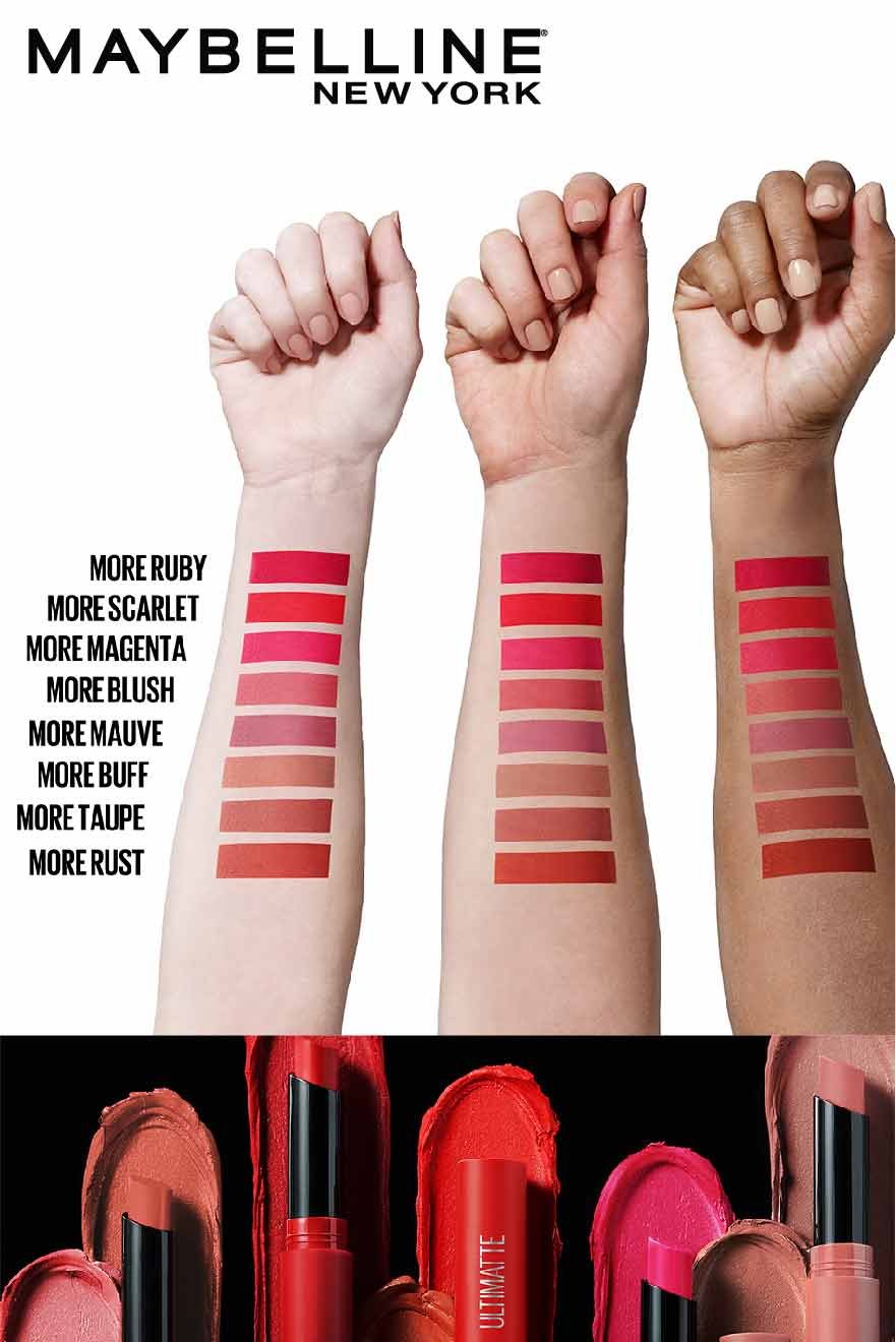 Luxurious Finish from Maybelline Ultimatte - More Ruby