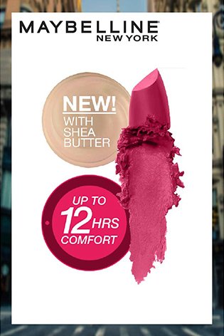Explore Maybelline Creamy Matte Lipstick Shades - mesmerizing magenta