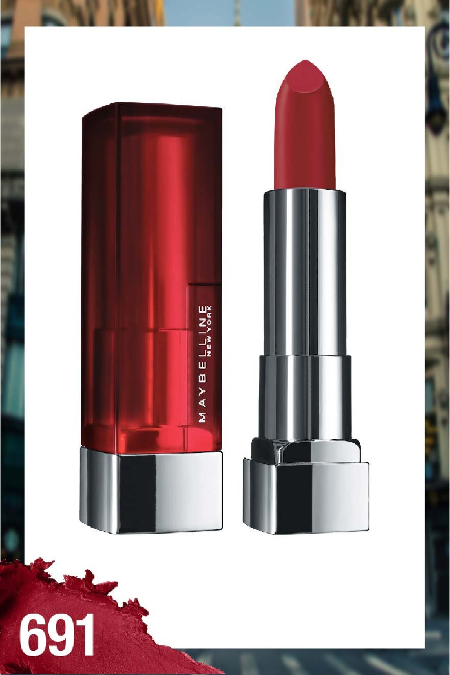 Maybelline New York Color Sensational Creamy Matte Lipstick Rich Ruby