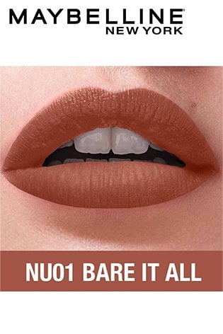 Compact Glamour with Sensational Liquid Matte Mini - Bare It All
