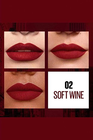 Bold Color with Maybelline New York Sensational Liquid Matte - Soft Wine