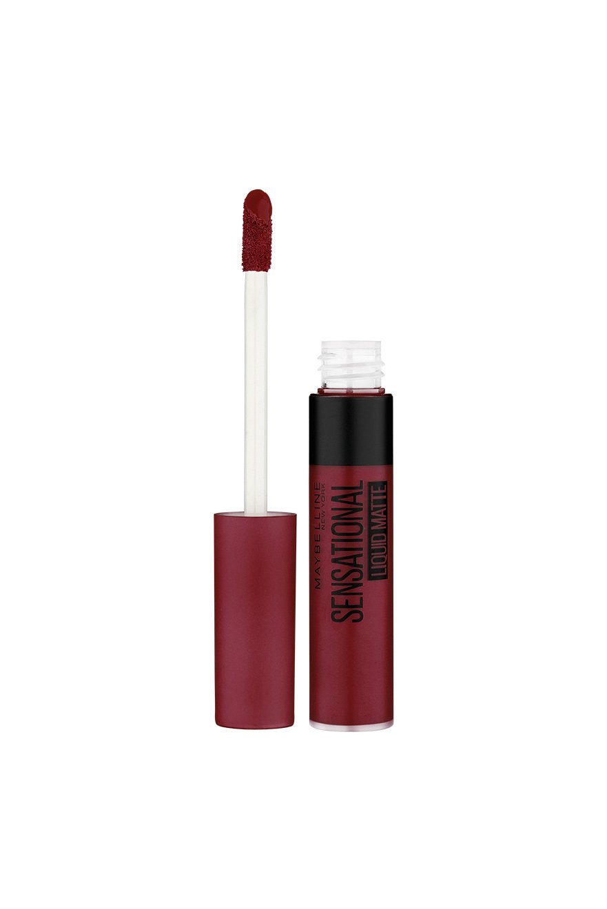 Smooth Application of Maybelline Sensational Liquid Matte - Soft Wine