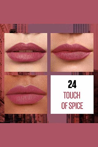 Bold Color with Maybelline New York Sensational Liquid Matte - touch of spice