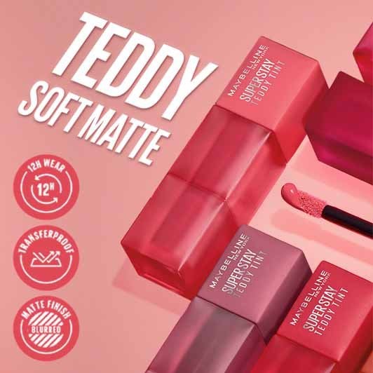 Maybelline New York Superstay Teddy Tint | Teddy Soft Matte