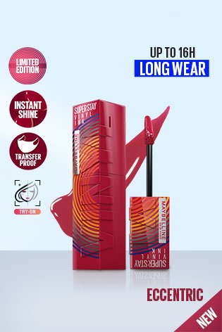 Maybelline Super Stay Vinyl Ink Liquid Lip Color, Ltd Edition  | Eccentric