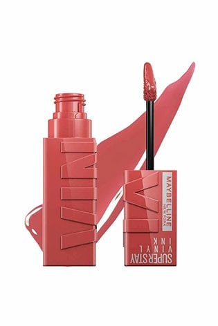 Glossy Finish with Maybelline Vinyl Ink - Peachy