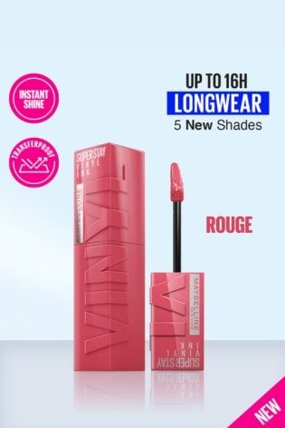 Glossy Finish with Maybelline Vinyl Ink - Rogue