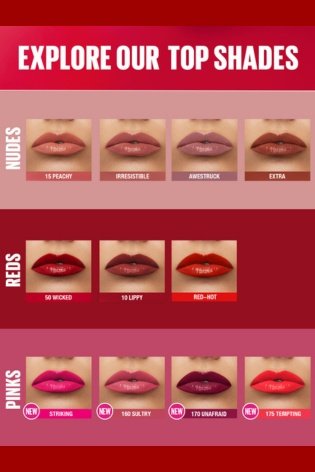 Vibrant Shades of Maybelline Vinyl Lipstick - Rogue