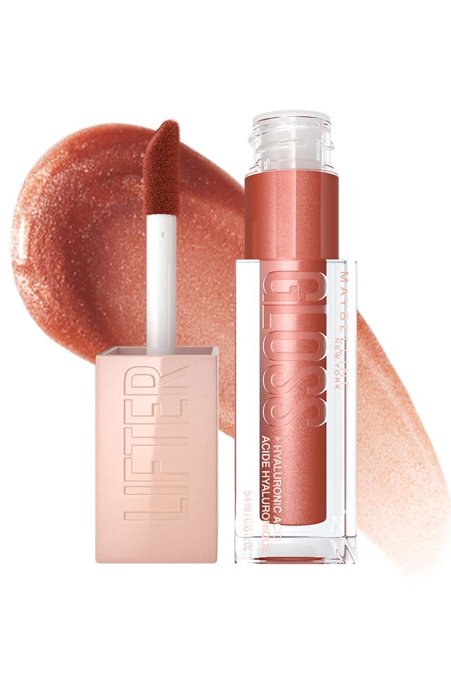 Smooth Lips Using Maybelline Lifter Gloss - Topaz